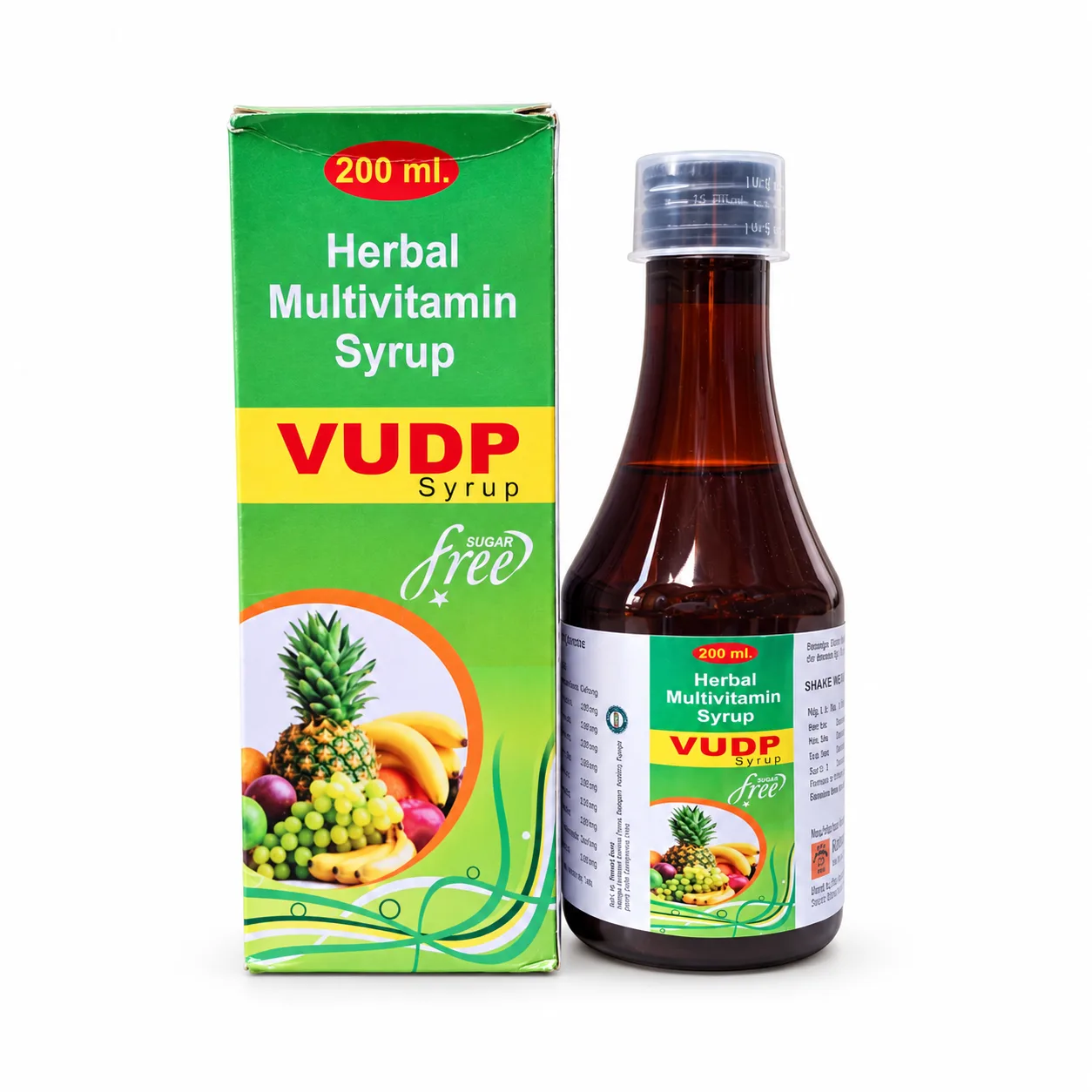 VUDP Herbal Multivitamin Syrup - Sugar Free